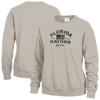 Florida Gators Champion Women's Operation Hat Trick Powerblend Sweatshirt - Tan