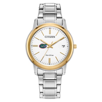 Florida Gators Citizen Watch Women's Eco-Drive Two-Tone Steel Watch