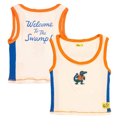 Florida Gators Duvin Designs Co. Women's Ribbed Tank Top - Cream