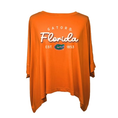 Florida Gators Flying Colors Apparel Women's Felicity Flowy T-Shirt - Orange

