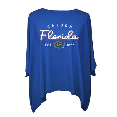 Florida Gators Flying Colors Apparel Women's Felicity Flowy T-Shirt - Royal
