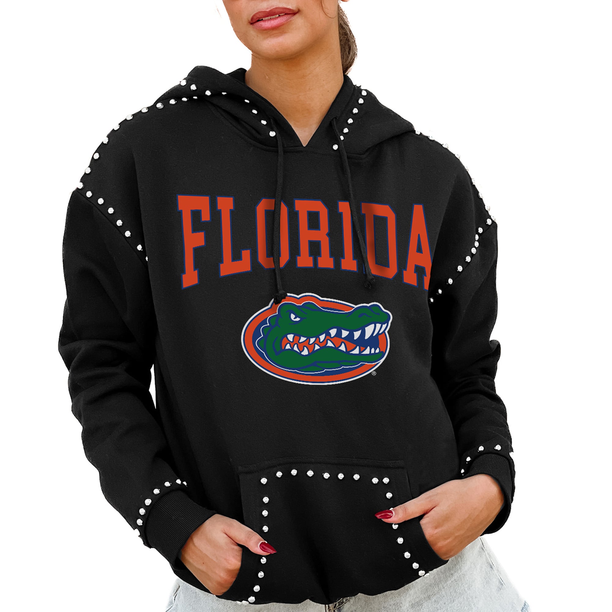 Florida Gators Gameday Couture Women's Studded Pullover Hoodie - Black
