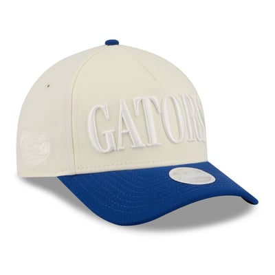 Florida Gators New Era Women's Tonal A-Frame 9FORTY Adjustable Hat - White/Royal