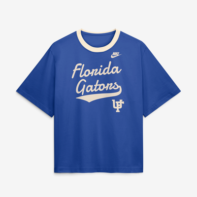 Florida Gators Nike Women's Legacy Fight Song Boxy T-Shirt - Royal
