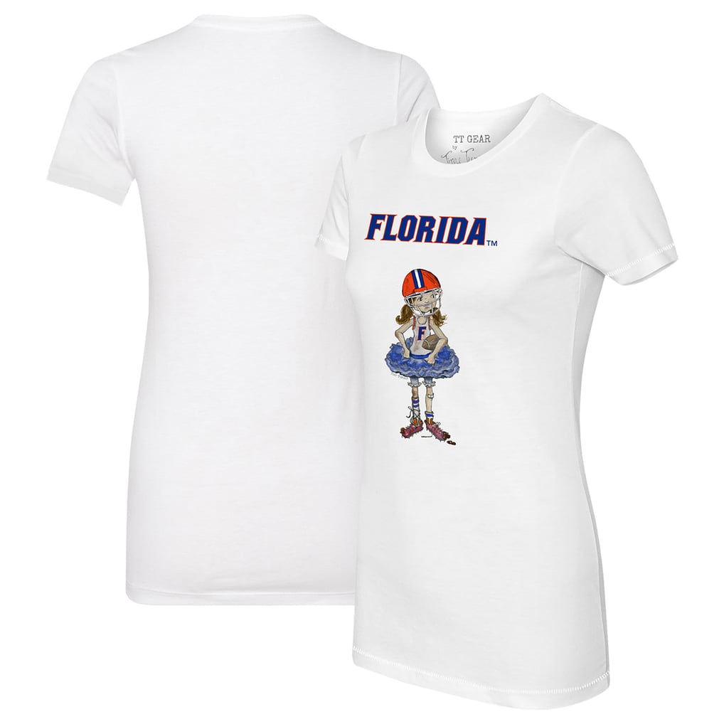 Florida Gators Tiny Turnip Women's Babes T-Shirt - White