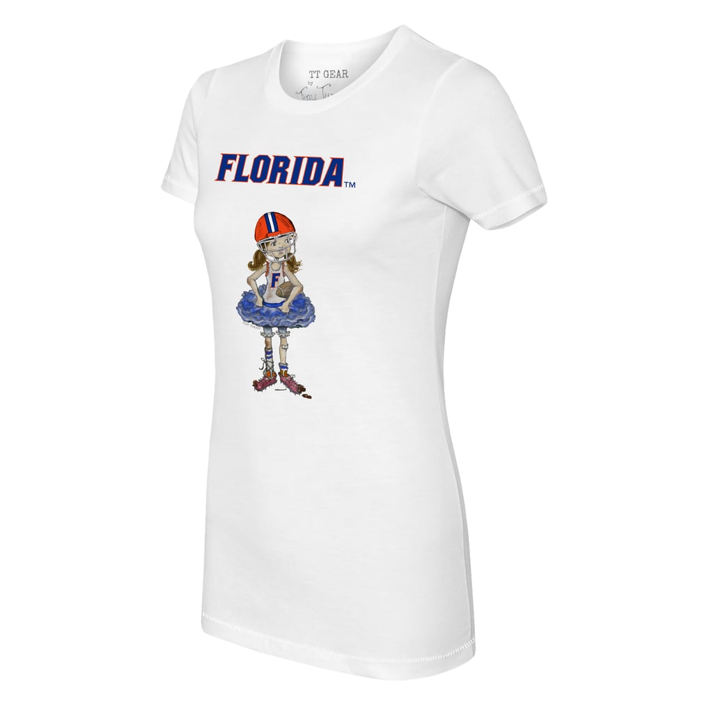 Florida Gators Tiny Turnip Women's Babes T-Shirt - White