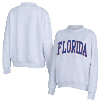 Florida Gators ZooZatz Women's Team Arch Mock Neck Sweatshirt - Gray