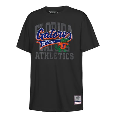  Florida Gators Mitchell & Ness Youth Retro Sweeper T-Shirt - Black