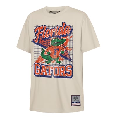 Florida Gators Mitchell & Ness Youth Collegiate T-Shirt - Natural
