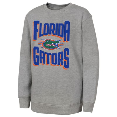 Florida Gators Outerstuff Youth Jet Stream Sweatshirt - Gray