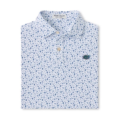  Florida Gators Peter Millar Youth Kick Off Performance Jersey Polo - Blue