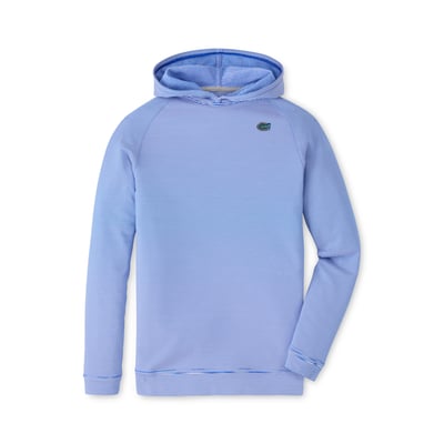  Florida Gators Peter Millar Youth Pine Sugar Stripe Performance Pullover Hoodie - Blue