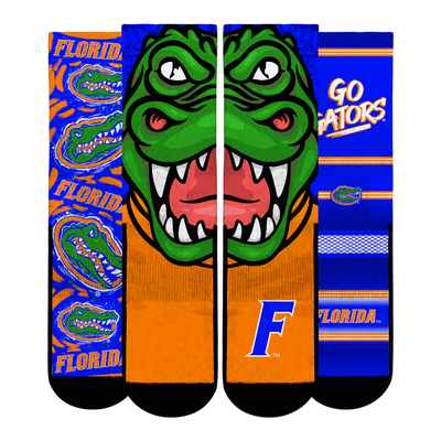  Florida Gators Rock Em Youth Fan Favorite Three-Pack Crew Sock Set - Royal