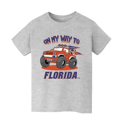 Florida Gators Vive La Fete Youth On My Way T-Shirt - Gray