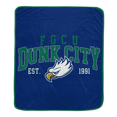Florida Gulf Coast Eagles Pegasus Vintage Arch Block 50" x 60" Ultra Soft Blanket