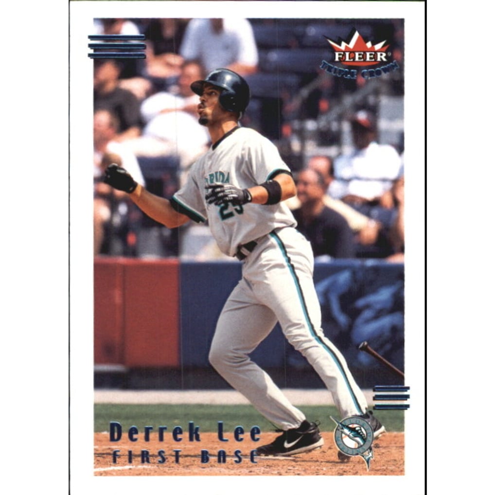 2002 Fleer Triple Crown RBI Parallel #182 Derrek Lee/75
