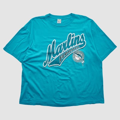Florida Marlins Competitor 1997 T-shirt - Teal - 2XL by Fanatics Real Vintage