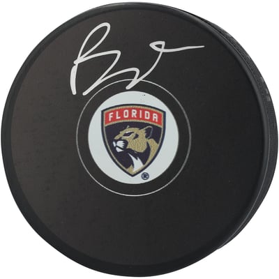 Brady Tkachuk Florida Panthers Autographed Fanatics Authentic Hockey Puck