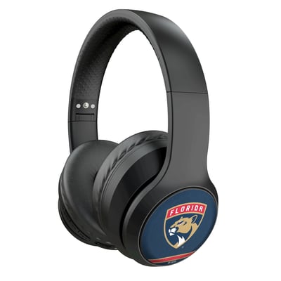Florida Panthers Keyscaper Stripe Wireless Bluetooth Headphones With Case