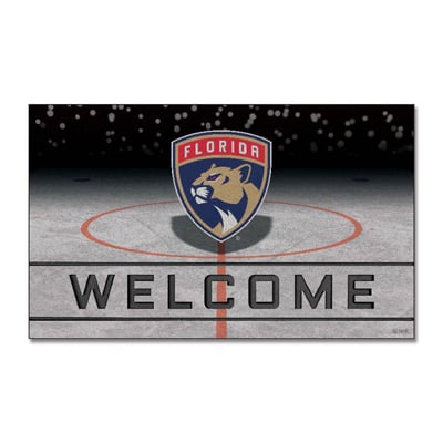 Florida Panthers Logo Brands 18" x 30" Crumb Rubber Door Mat