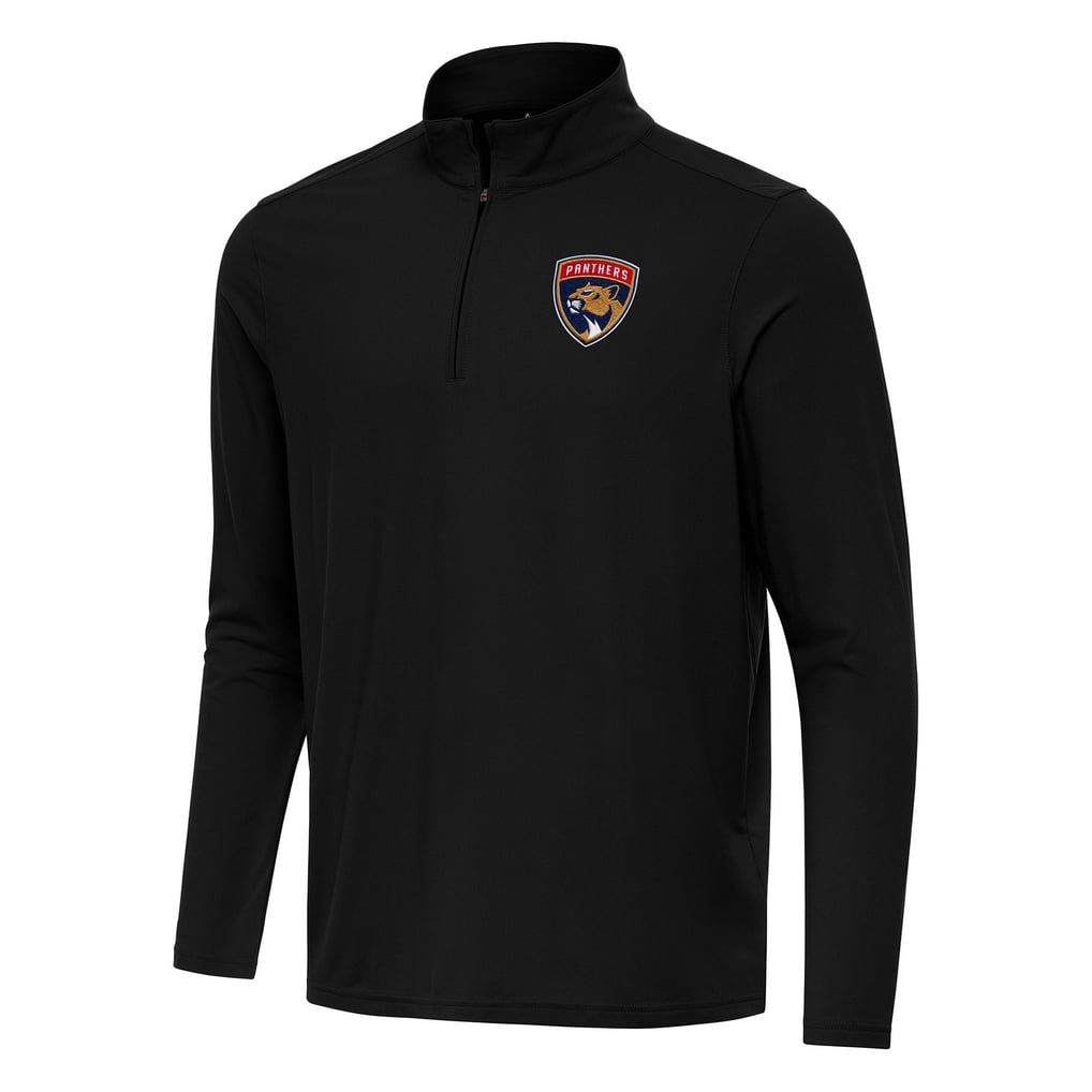 Florida Panthers Antigua Intent Quarter-Zip Top - Black