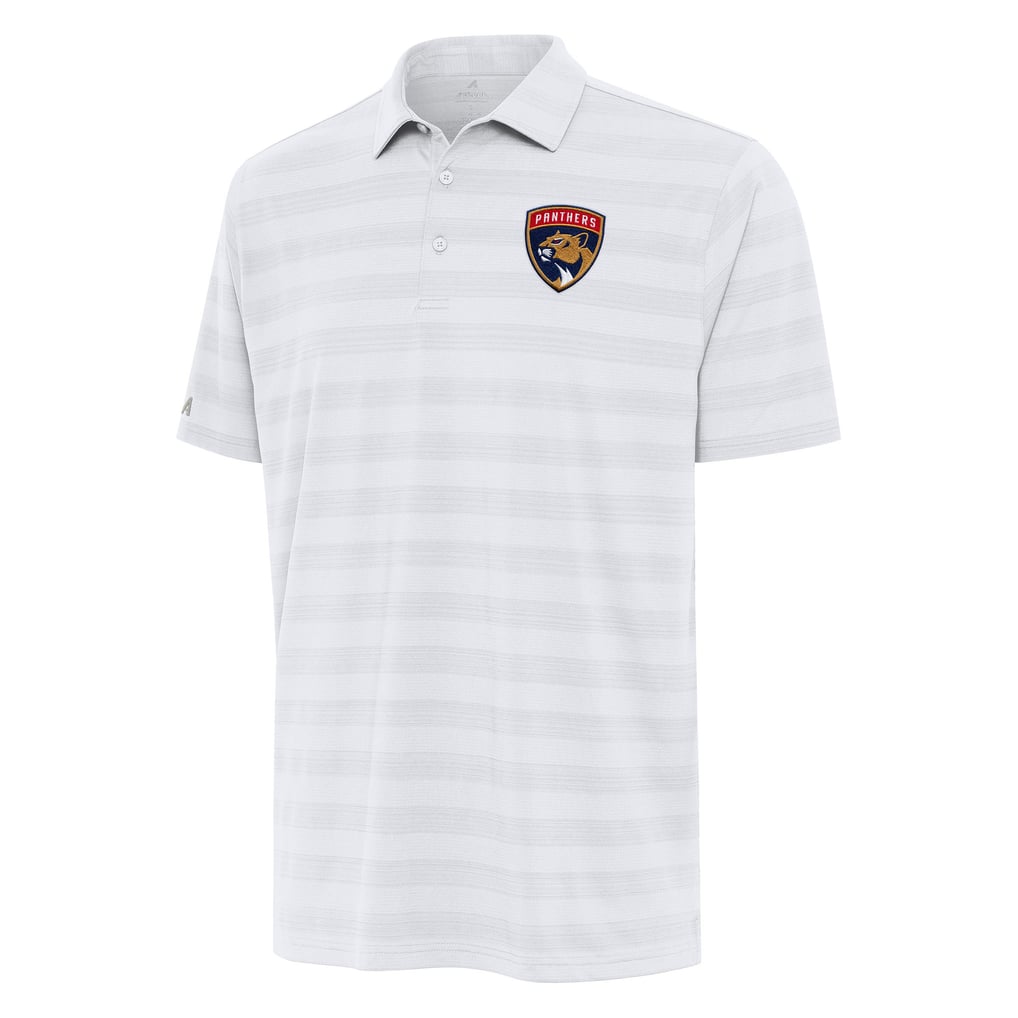  Florida Panthers Antigua Tunnel Polo - White