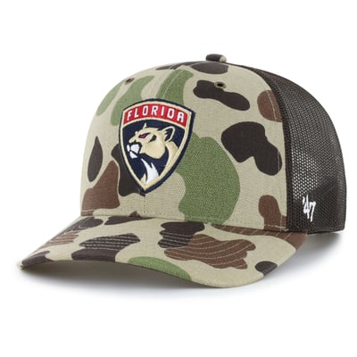 Florida Panthers Carhartt x '47 Adjustable Trucker Hat - Duck Camo