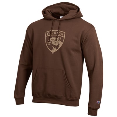  Florida Panthers Champion Core Plus Eco Powerblend Hoodie - Brown