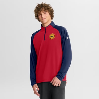Florida Panthers Fanatics 2026 NHL Winter Classic Authentic Pro Quarter-Zip - Bright Cardinal