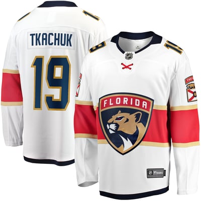 Matthew Tkachuk Florida Panthers Fanatics Away Breakaway Jersey - White