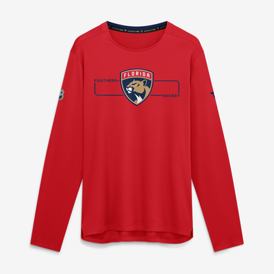 Florida Panthers Fanatics Authentic Pro Rink Tech Long Sleeve T-Shirt - Red
