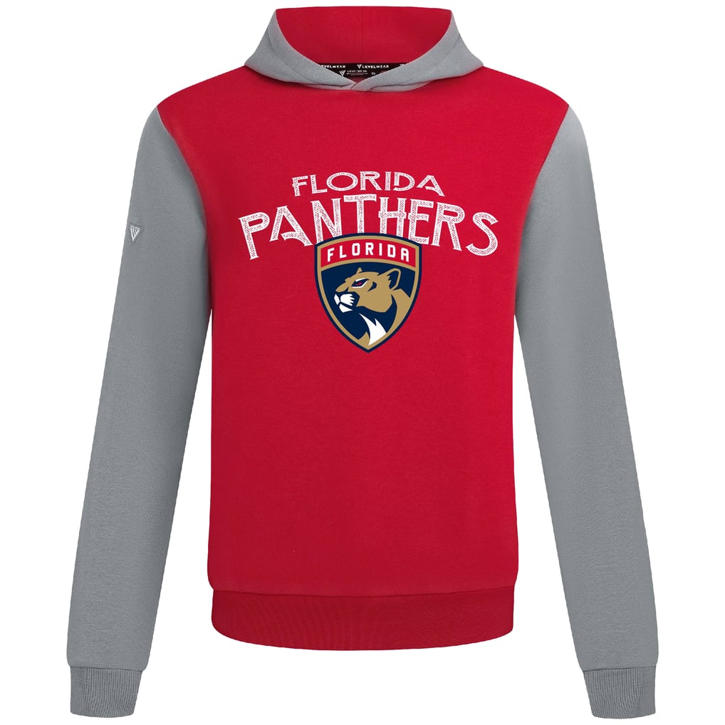  Florida Panthers Levelwear Ultimate Mission Pullover Hoodie - Red/Gray
