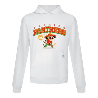 Florida Panthers Levelwear DOTD Sugar Skull Player Relay Hooded T-Shirt - White

