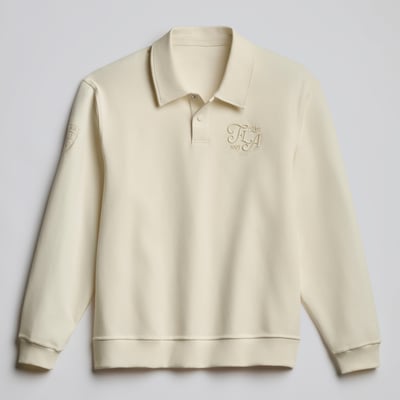 Florida Panthers lululemon Smooth Double-Knit Long-Sleeve Polo - Coconut Ivory