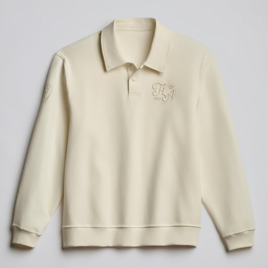 Florida Panthers lululemon Smooth Double-Knit Long-Sleeve Polo - Coconut Ivory