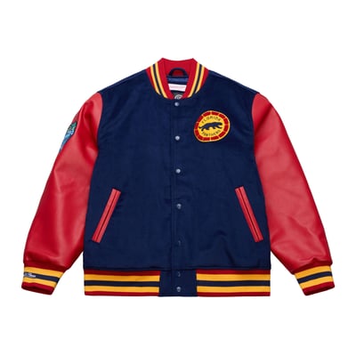  Florida Panthers Mitchell & Ness 2026 Winter Classic Full-Snap Varsity Jacket - Navy