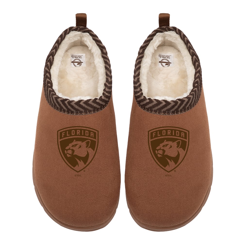Florida Panthers ISlide Unisex Tonal Logo Mission Slippers - Tan
