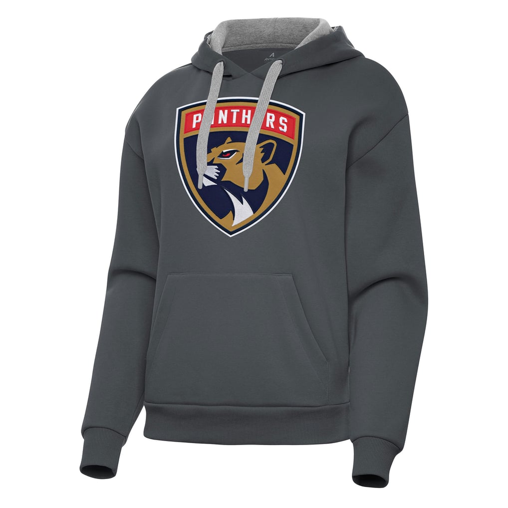 Florida Panthers Antigua Women's Victory Pullover Hoodie - Charcoal
