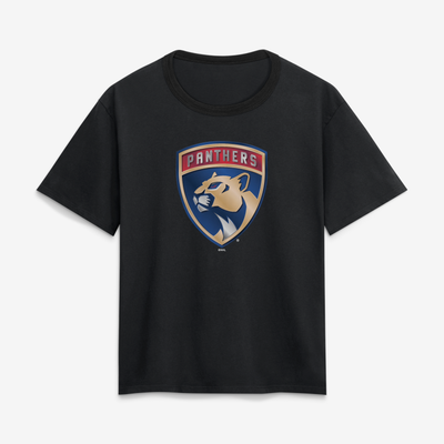 Florida Panthers Women's Forged Mascot T-Shirt - Black