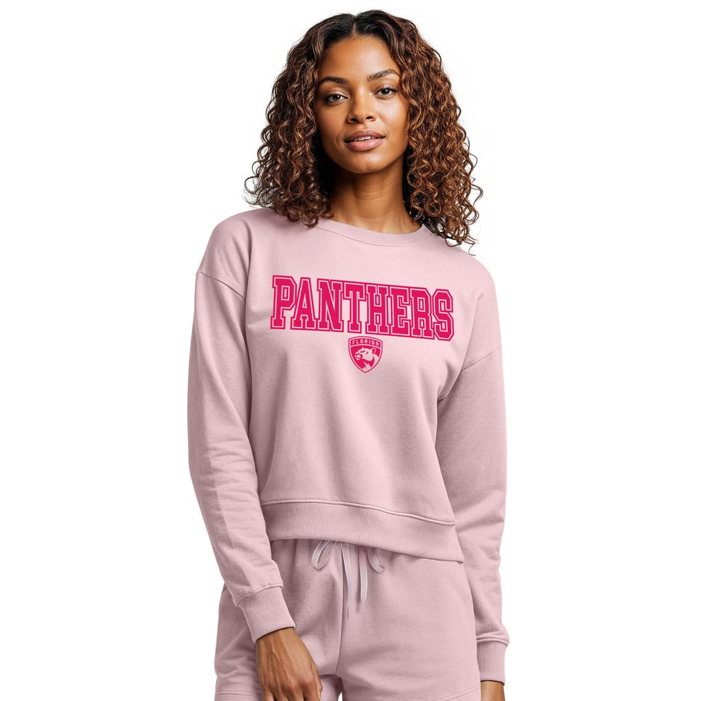 Florida Panthers Concepts Sport Women's Tonal Pullover Sweatshirt - Pink