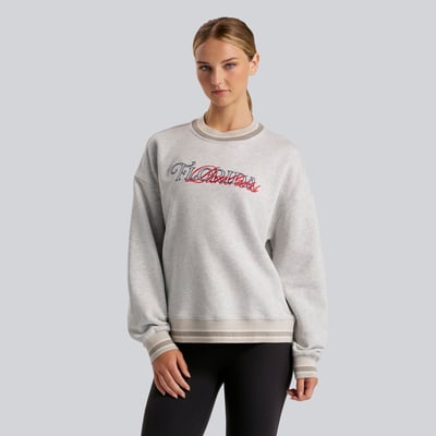 Florida Panthers lululemon Women's Perfectly Oversized Hip-Length Ringer Sweatshirt - Heathered Core Ultra Light Grey