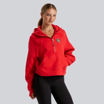Florida Panthers lululemon Women's Scuba Oversized Half-Zip Hoodie - True Red