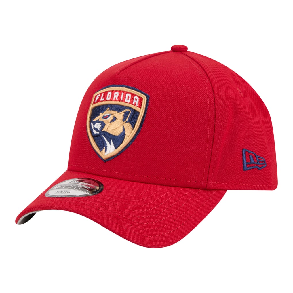 Florida Panthers New Era Youth 9FORTY A-Frame Adjustable Hat - Red