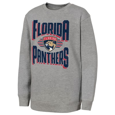 Florida Panthers Outerstuff Youth Jet Stream Sweatshirt - Gray
