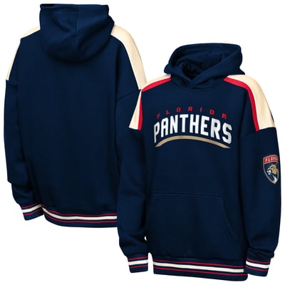  Florida Panthers Outerstuff Youth Camaraderie Oversized Fleece Hoodie - Navy