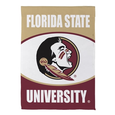  Florida State Seminoles 12.5" x 28" Scoped Logo Double-Sided Suede Garden Flag