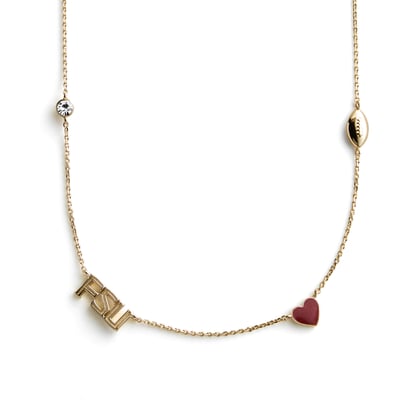 Florida State Seminoles BaubleBar Delicate Spaced Charm Necklace