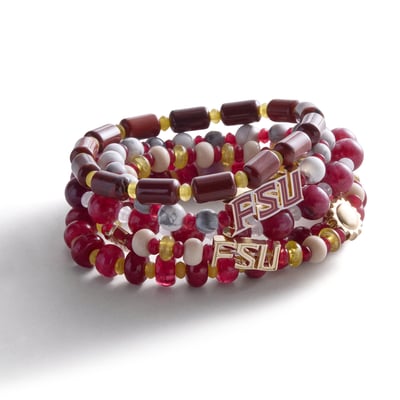 Florida State Seminoles BaubleBar Five-Piece Bracelet Set