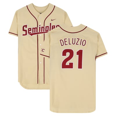 Ben Deluzio Florida State Seminoles Fanatics Authentic Player-Issued #21 Gold Jersey from the Baseball Program - Size 50