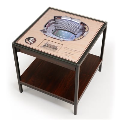 Florida State Seminoles Fanpoint 25-Layer StadiumView Lighted End Table